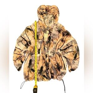 Johnny Was cotton women hoodie Jacket. NWT , size Large